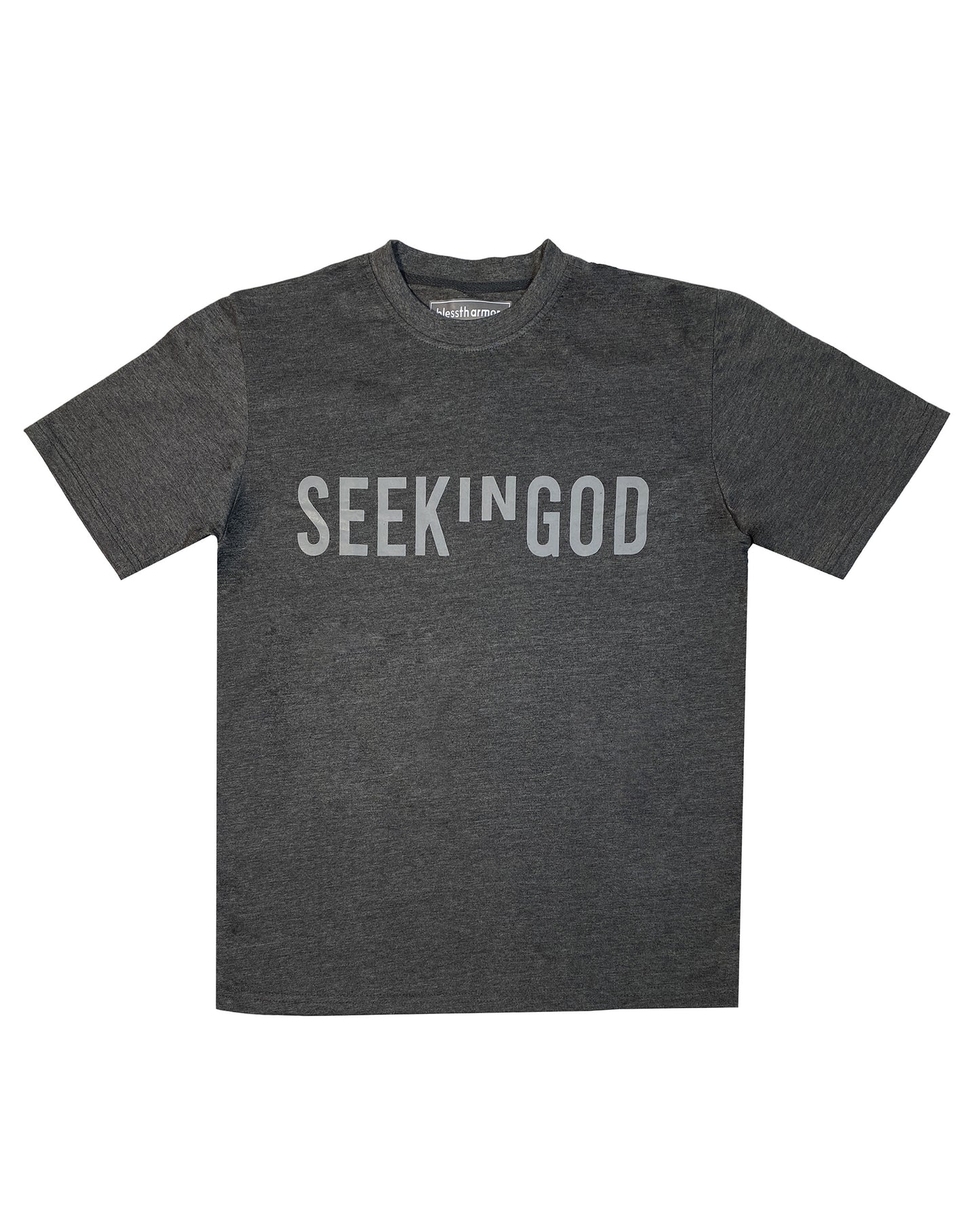 SEEKINGOD Charcoal Tee