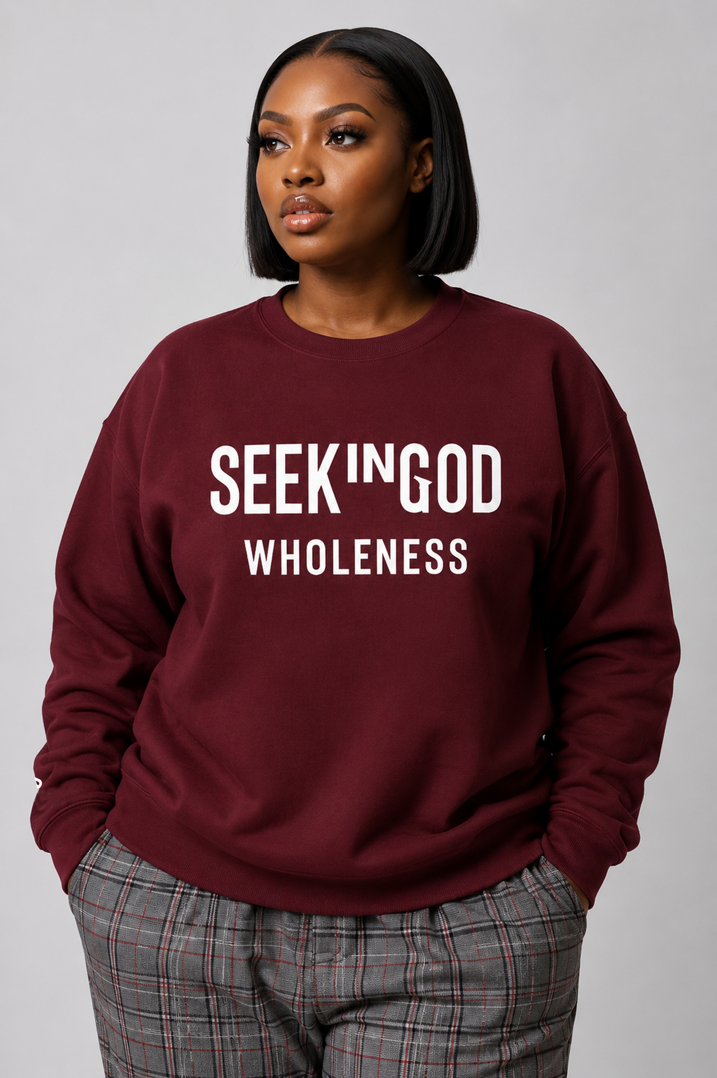 SEEKINGOD Devotion Rundhalspullover