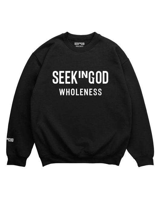 Sweat-shirt ras du cou SeekinGod Wholeness