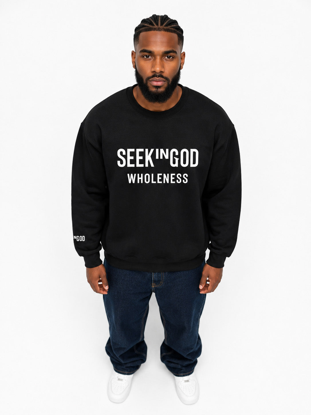 SEEKINGOD Faith Crewneck