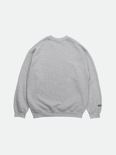 SEEKINGOD Lightborn Crewneck — Frost Grey