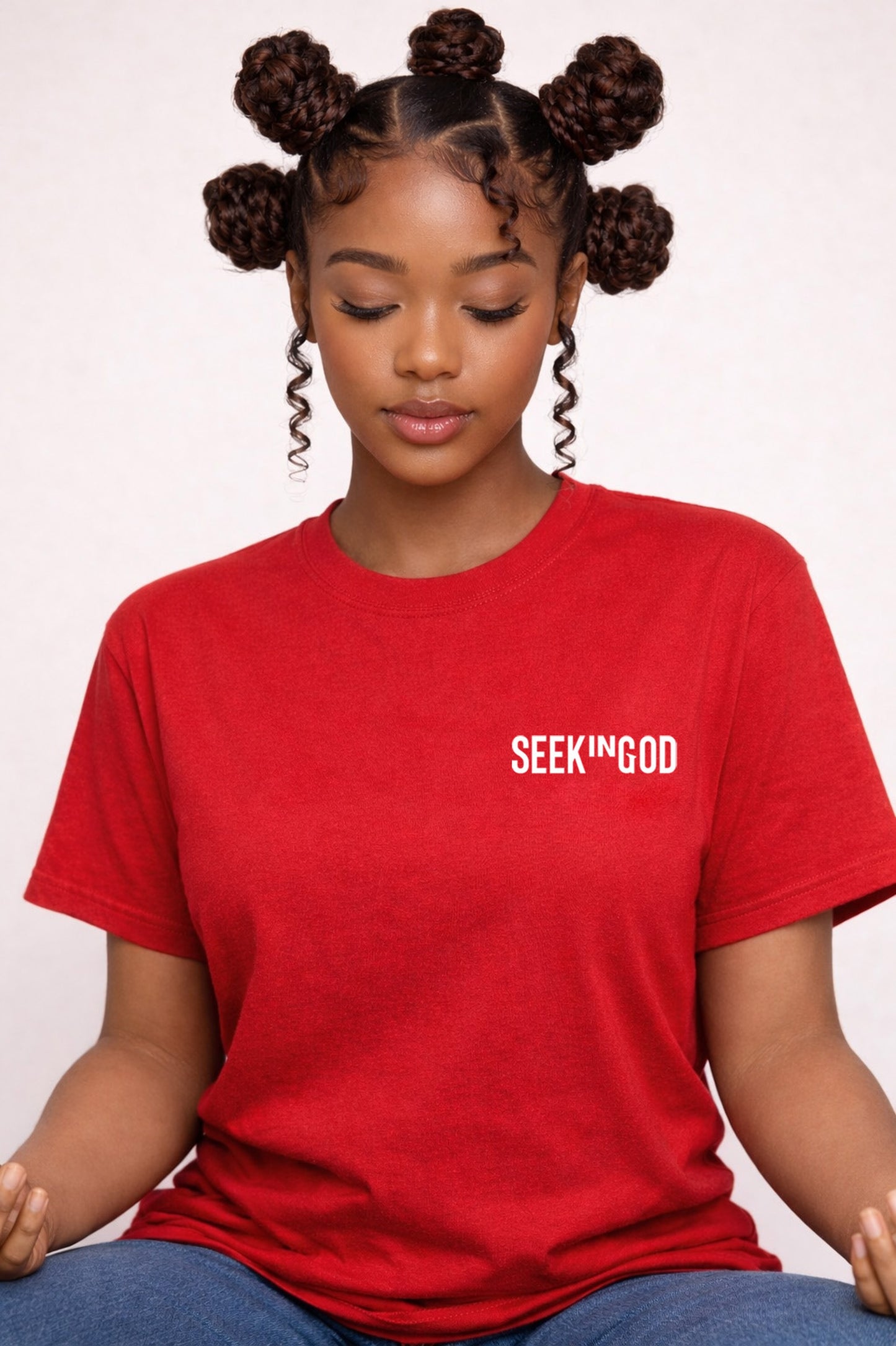 SEEKINGOD Verwurzeltes T-Shirt