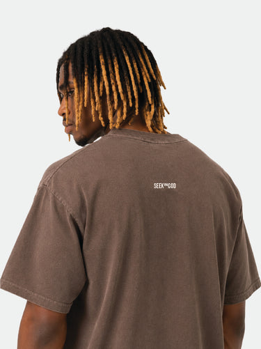 SEEKINGOD Wholeness Tee — Espresso